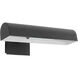Fort Worth 120 watt 15 inch Matte Black Picture Light Wall Light
