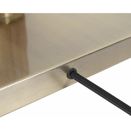 Tambo 63 inch 23.00 watt Dark Walnut and Weathered Brass Floor Lamp Portable Light