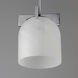 Scoop 1 Light 8 inch Polished Chrome Single Pendant Ceiling Light in Marble