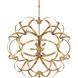Sappho 9 Light 33.5 inch Autumn Gold Orb Chandelier Ceiling Light