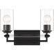 Binsly 2 Light 15.63 inch Coal Bath Vanity Light Wall Light