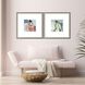 Figurative Collection Traditional Step Profile Wood With Distressed Silver Leaf Framed Art