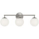 Nube LED 23.63 inch Brushed Nickel Vanity Light Wall Light