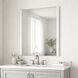 Luminance 42 X 30 inch Polished Chrome LED Wall Mirror