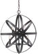 Canada 4 Light 20 inch Dark Brown Chandelier Ceiling Light