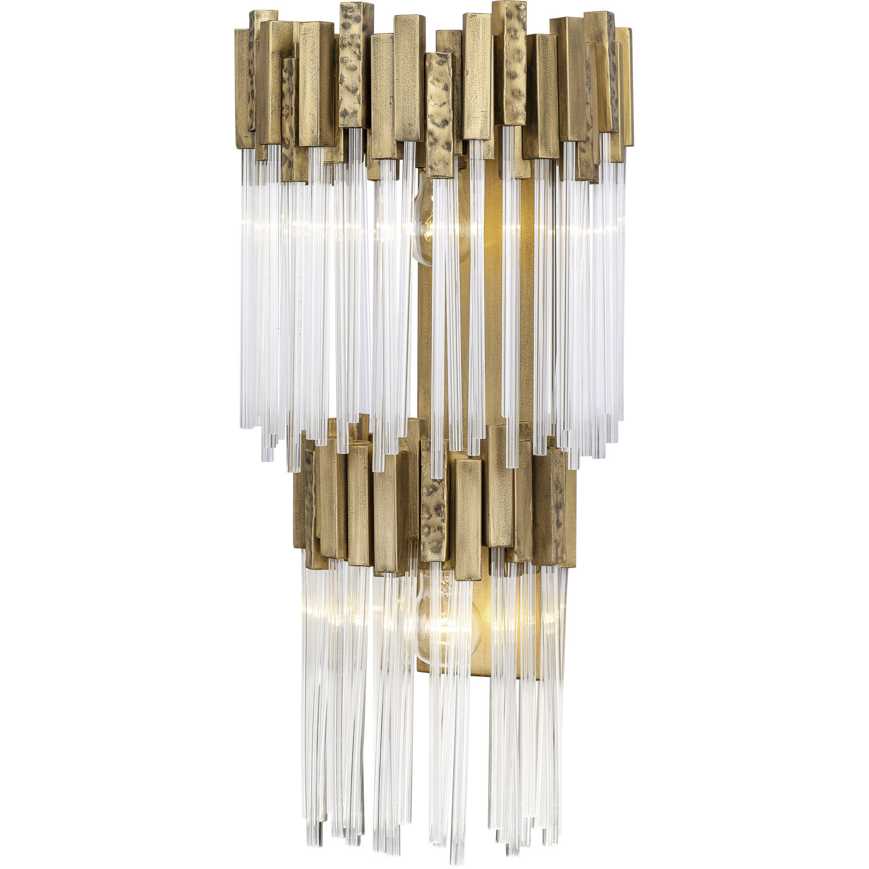 Matrix 2 Light 12.5 inch Havana Gold Wall Sconce Wall Light