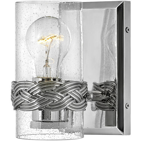 Nevis 1 Light 5.75 inch Polished Nickel Vanity Light Wall Light