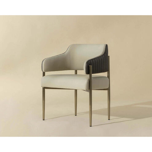 Tova Dillon Cream / Bravo Ash Dining Armchair
