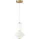 Dango LED 8 inch Oxidized Gold Pendant Ceiling Light