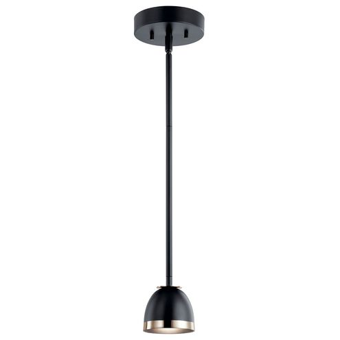 Baland LED 4 inch Black Mini Pendant Ceiling Light