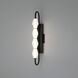 Geode 4 Light 27 inch Matte Black Outdoor Wall Light