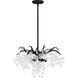 Maple 4 Light 22 inch Earth Black Pendant Ceiling Light