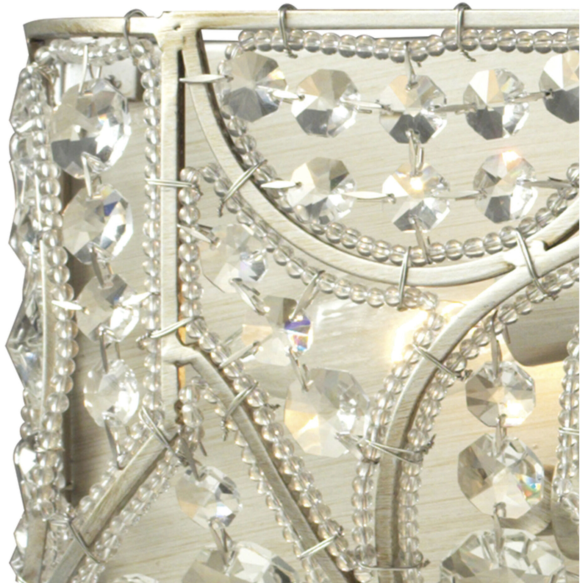 Andalusia 4 Light 24 inch Aged Silver Vanity Light Wall Light