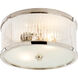 Alexa Hampton Randolph 2 Light 11.25 inch Polished Nickel Flush Mount Ceiling Light, Small