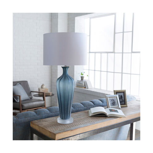 Sloane 31.5 inch 100 watt Dark Blue Table Lamp Portable Light