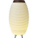 Synergy 22 X 12.5 inch White Portable Speaker Lamp, Kooduu