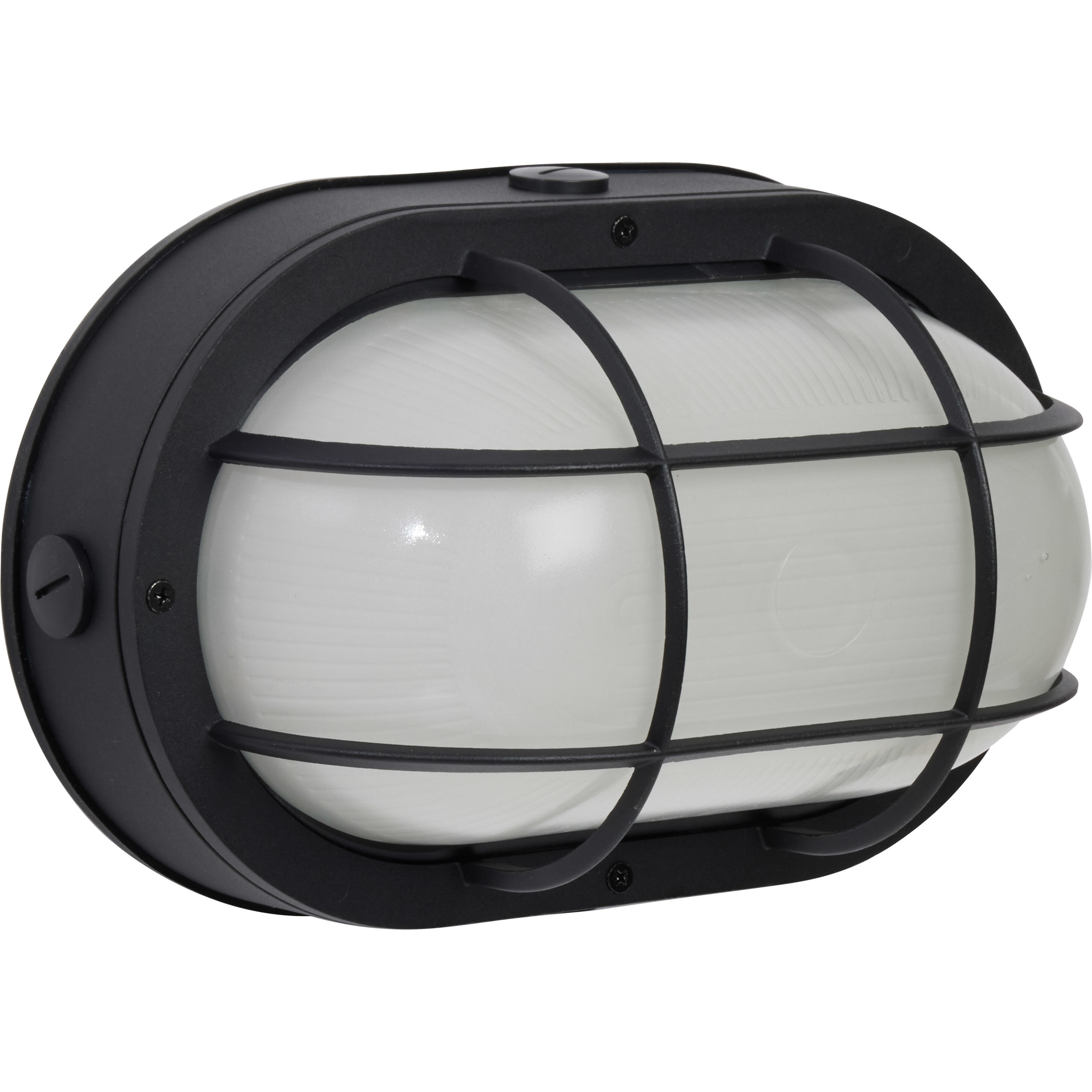 Brentwood LED 11 inch Black Outdoor Bulk Head
