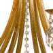 Bridgehampton 8 Light 28 inch Antique Gold Chandelier Ceiling Light in Clear Swarovski Strass
