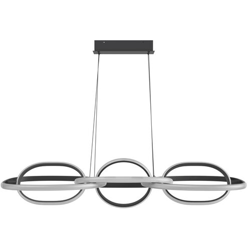 Circa LED 21 inch Black Pendant Ceiling Light
