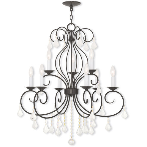 Donatella 9 Light 29 inch English Bronze Chandelier Ceiling Light