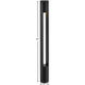 Atlantis 12v 4.00 watt Satin Black Landscape Path Bollard, Round