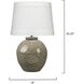 Vagabond 30 inch 100.00 watt Brown Reactive Glaze Ceramic Table Lamp Portable Light