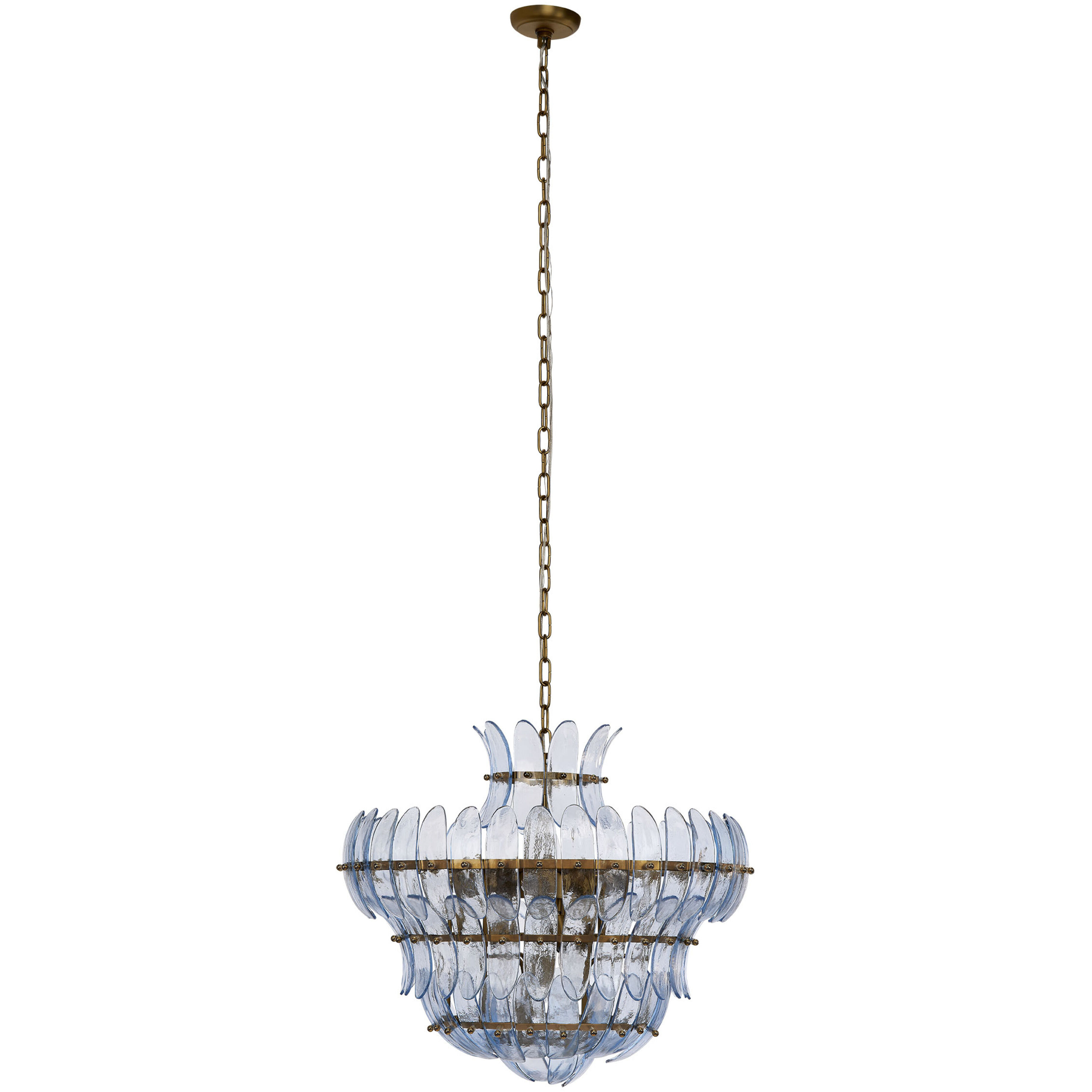 Arcade 10 Light 26 inch Brass Chandelier Ceiling Light