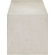 Carson Ivory Terrazzo Indoor/Outdoor Bench