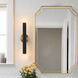 Calla 5.13 inch Brushed Gold Bath Vanity Light Wall Light in Matte Opal Glass