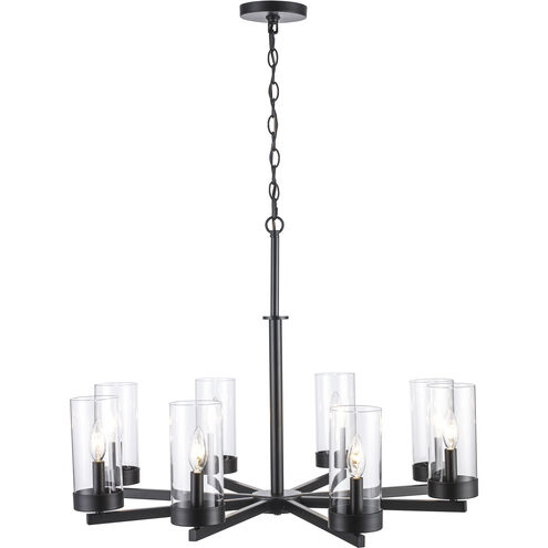 Meadowlark 8 Light 32 inch Black Chandelier Ceiling Light