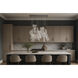 Rinkle LED 23.5 inch Brushed Gunmetal Multi-Light Pendant Ceiling Light