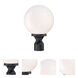 Havana 1 Light 15 inch Matte Black Exterior Post Mount Light