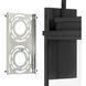 Hillside 3 Light 25.5 inch Textured Black Exterior Wall Sconce