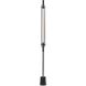 Flair 71 inch 24.00 watt Black / Antique Brass Accents Floor Lamp Portable Light, ADS360