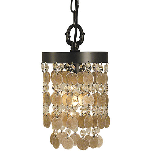 Naomi 1 Light 6 inch French Brass Pendant Ceiling Light