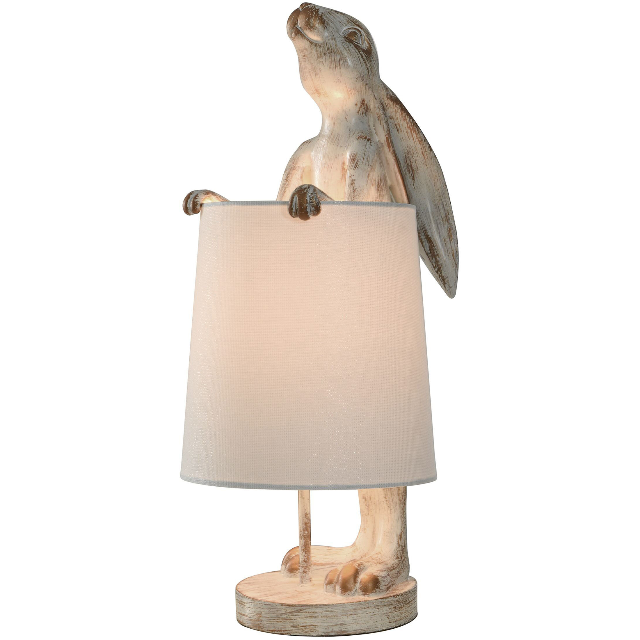 Malta 23 inch 60.00 watt White Table Lamp Portable Light