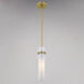 Vilo LED 4.5 inch Golden Brass Mini Pendant Ceiling Light
