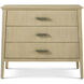 Balboa Coastal Grey Chest of Drawers, Wooden, 3-Drawer