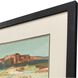 Pop Desert Green and Rust and Orange and Beige Framed Art, Propac