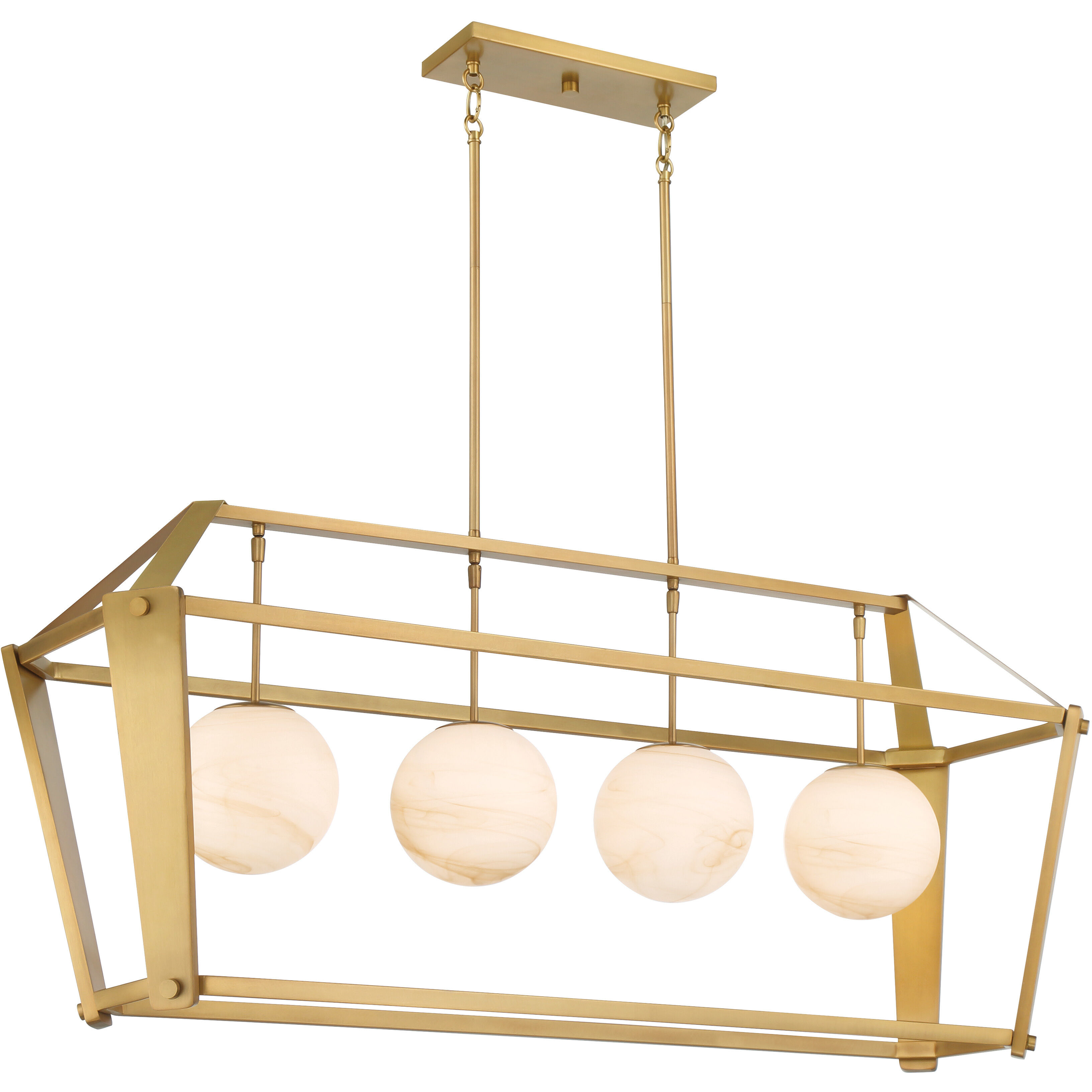 Shimmer Island Light Ceiling Light in Legacy Brass