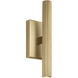 Ian LED 4.5 inch Aged Brass ADA Sconce Wall Light