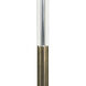 Severn 61 inch 150.00 watt Antique Brass Floor Lamp Portable Light