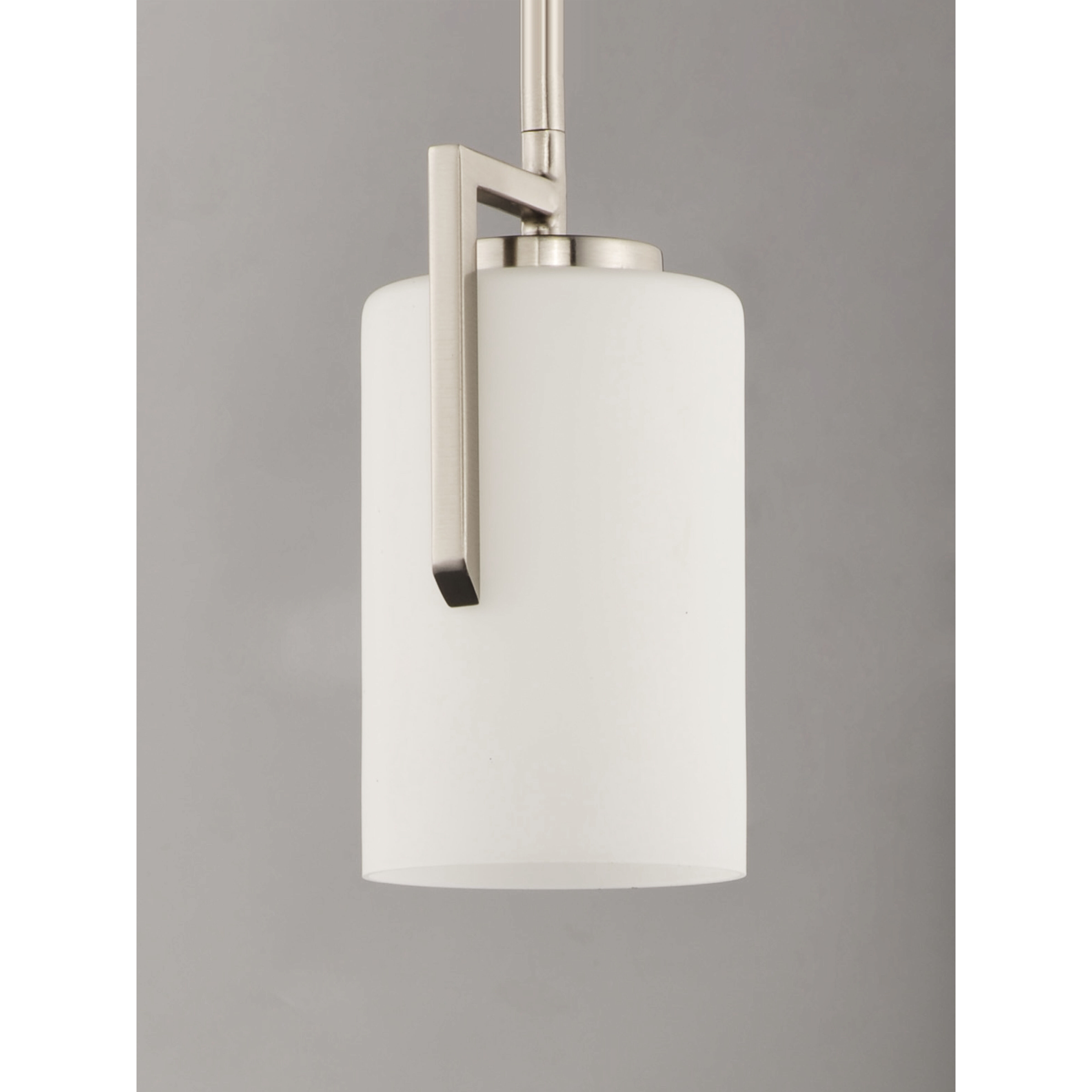 Dart 1 Light 4 inch Satin Nickel Mini Pendant Ceiling Light