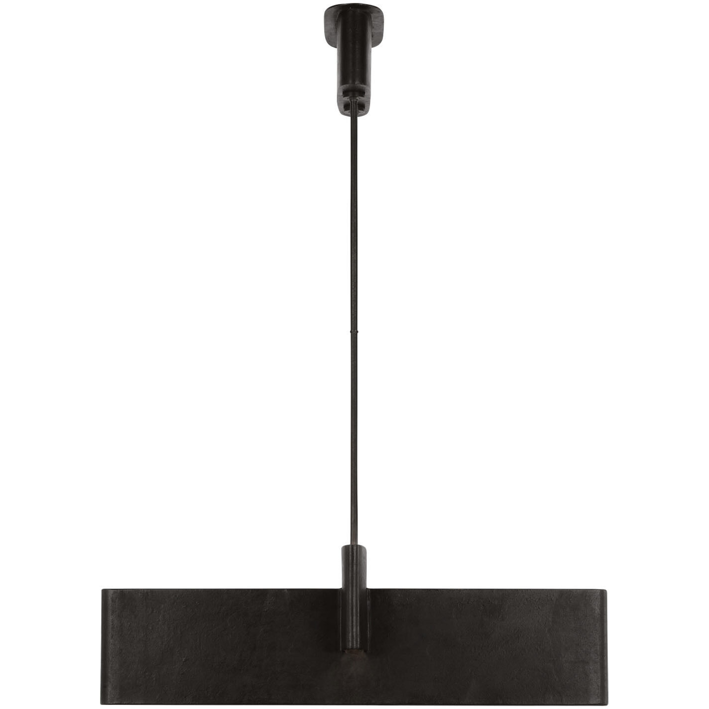 Kelly Wearstler Lotura LED 36 inch Museum Black Intersecting Linear Pendant Ceiling Light