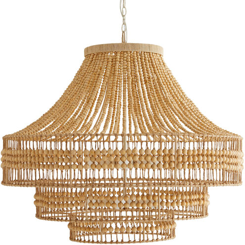 Tulane 8 Light 35 inch Natural Chandelier Ceiling Light