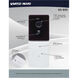 Brentwood Black and White Outdoor Security Light