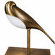 Hope 10.75 inch 5 watt Heritage Bronze Table Lamp Portable Light