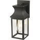 Stockwell 1 Light 13 inch Matte Black Exterior Wall Mount