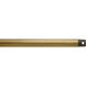 Independence Natural Brass Fan Down Rod, 24 inch