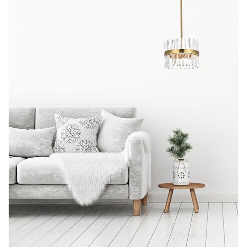 Serephina 8 Light 16 inch Satin Gold Pendant Ceiling Light